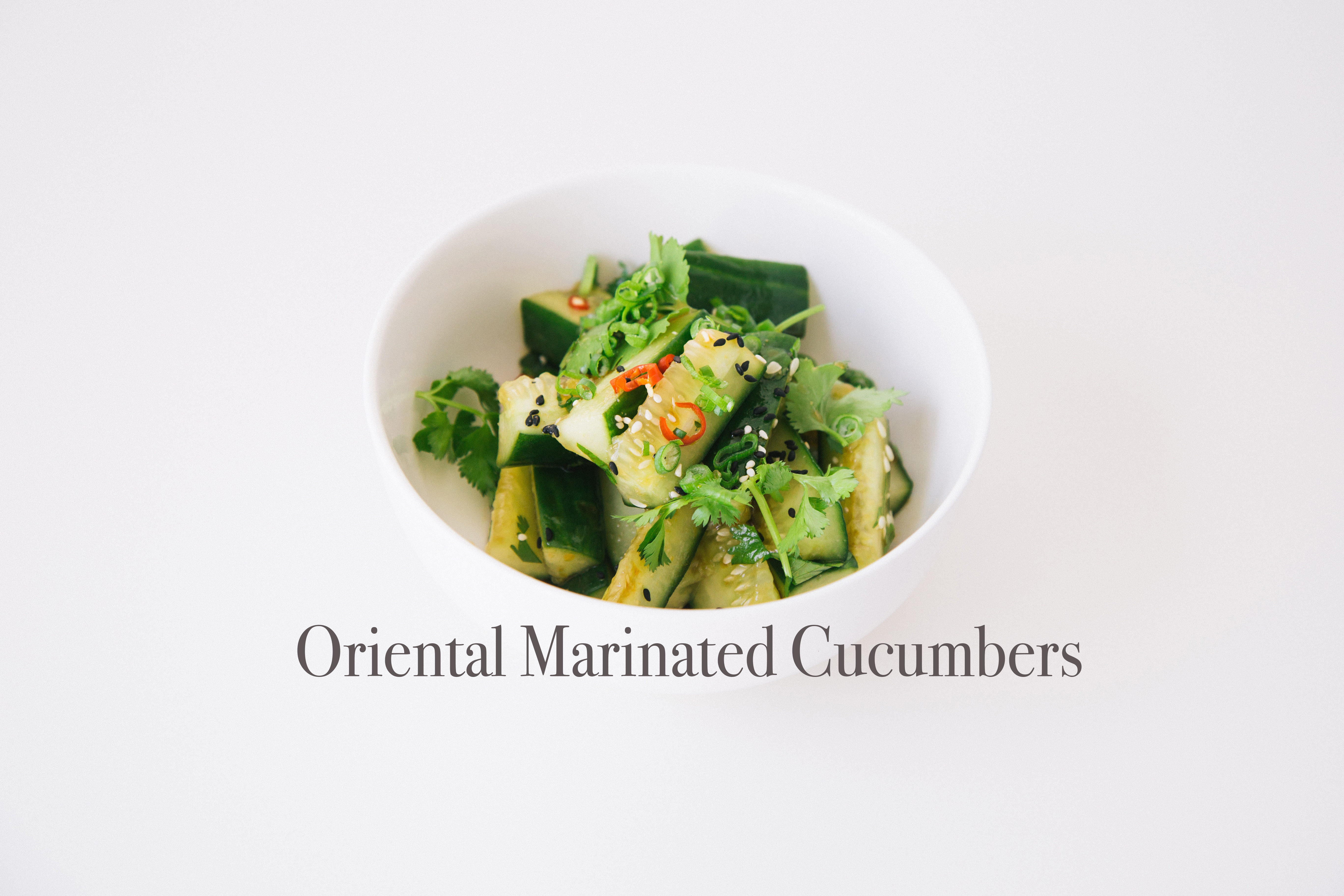 涼拌黃瓜 Best Summer Dish – Marinated Cucumbers